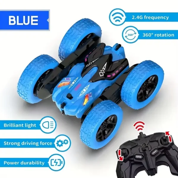 2.4G Dual-Sided Stunt Climbing Car Toy