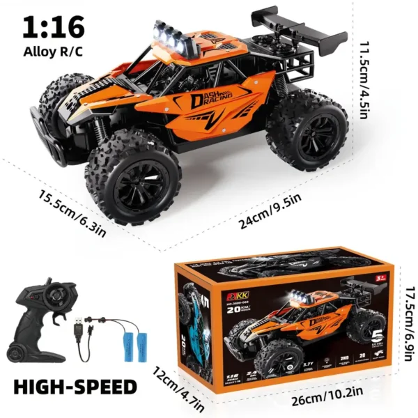 60204163-cda3-42f8-a6ec-443433866955 K.K High-Speed Alloy RC Off-Road Vehicle