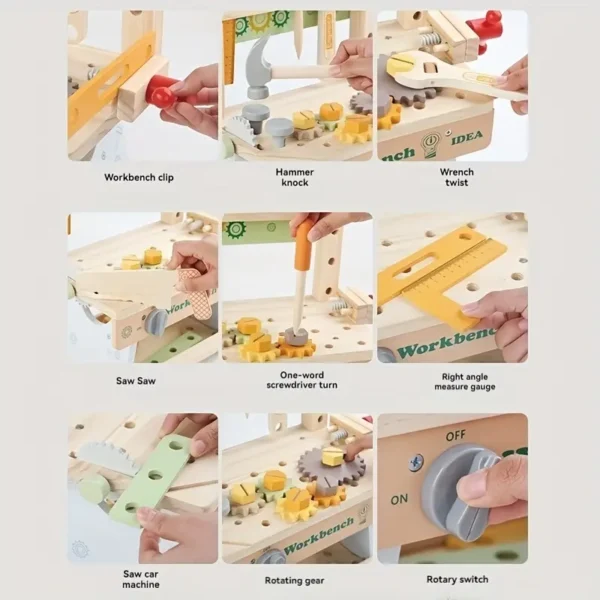 Kids Wooden Tool Set