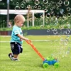 c1e2d26a-d805-48ce-9cb1-20ef8a404460 1pc Music Automatic Bubble Blowing Lawn Mower Toy for Kids