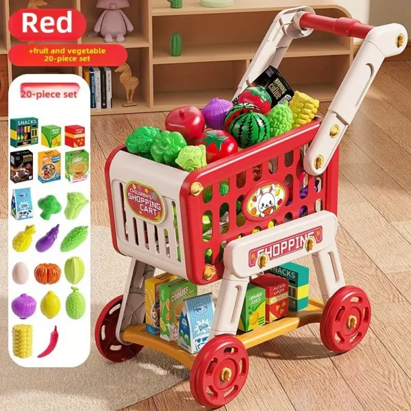 c2957f93e15d4ffa884604cb69e6f509-goods Shopping Cart Set of 20pcs for Children
