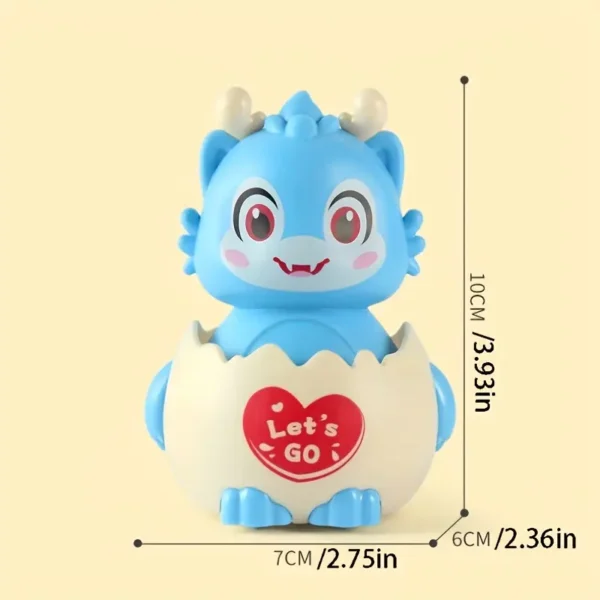 Cute Dragon Dinosaur Eggshell Car Toy Random Colour